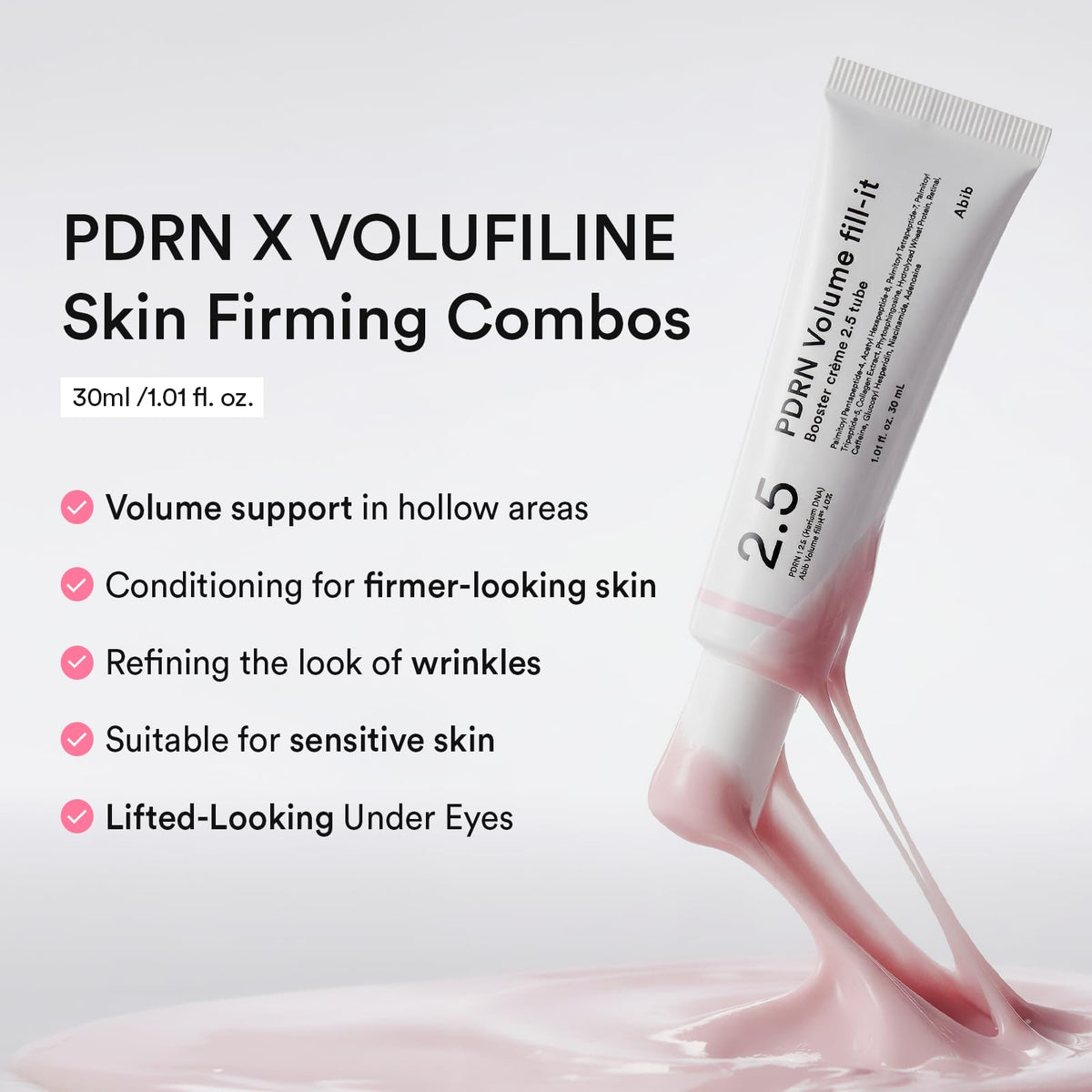 Abib PDRN Volume Fill-It support Cream packaging side view