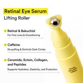 Abib Retinal Eye Serum Lifting Roller 15ml with roller applicator