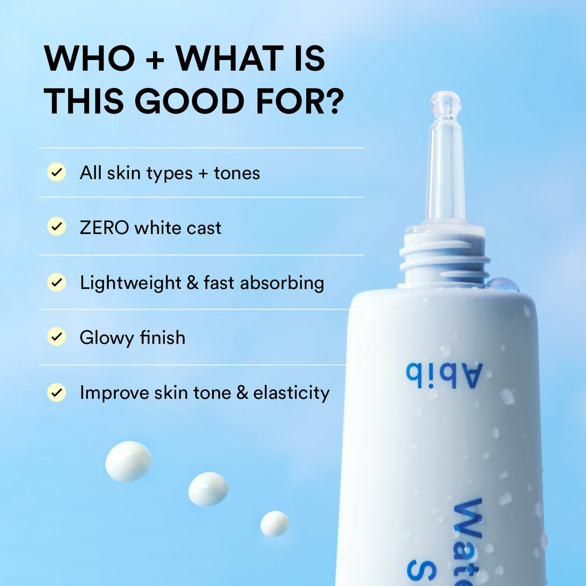 Abib Watery Hyaluron Sunscreen ingredients list