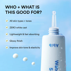Abib Watery Hyaluron Sunscreen ingredients list