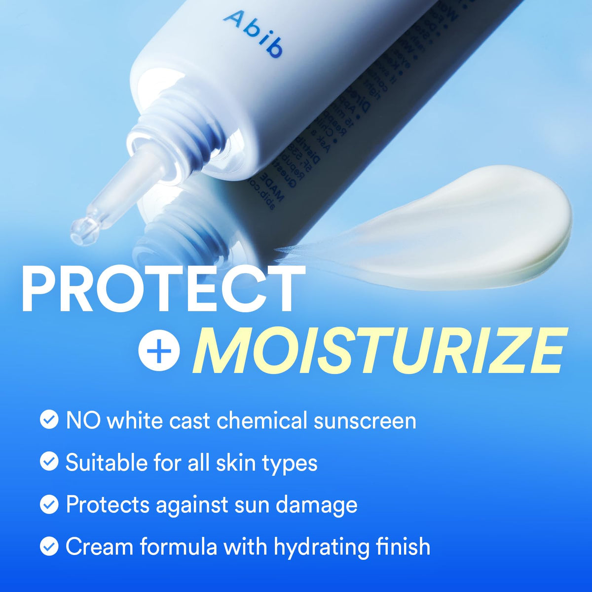 Abib Watery Hyaluron Sunscreen Moisture Tube back view