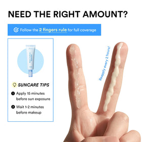 Abib Watery Hyaluron Sunscreen tube size comparison
