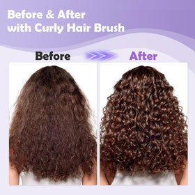 ABOYOY Curl Defining Brush in use on wet hair
