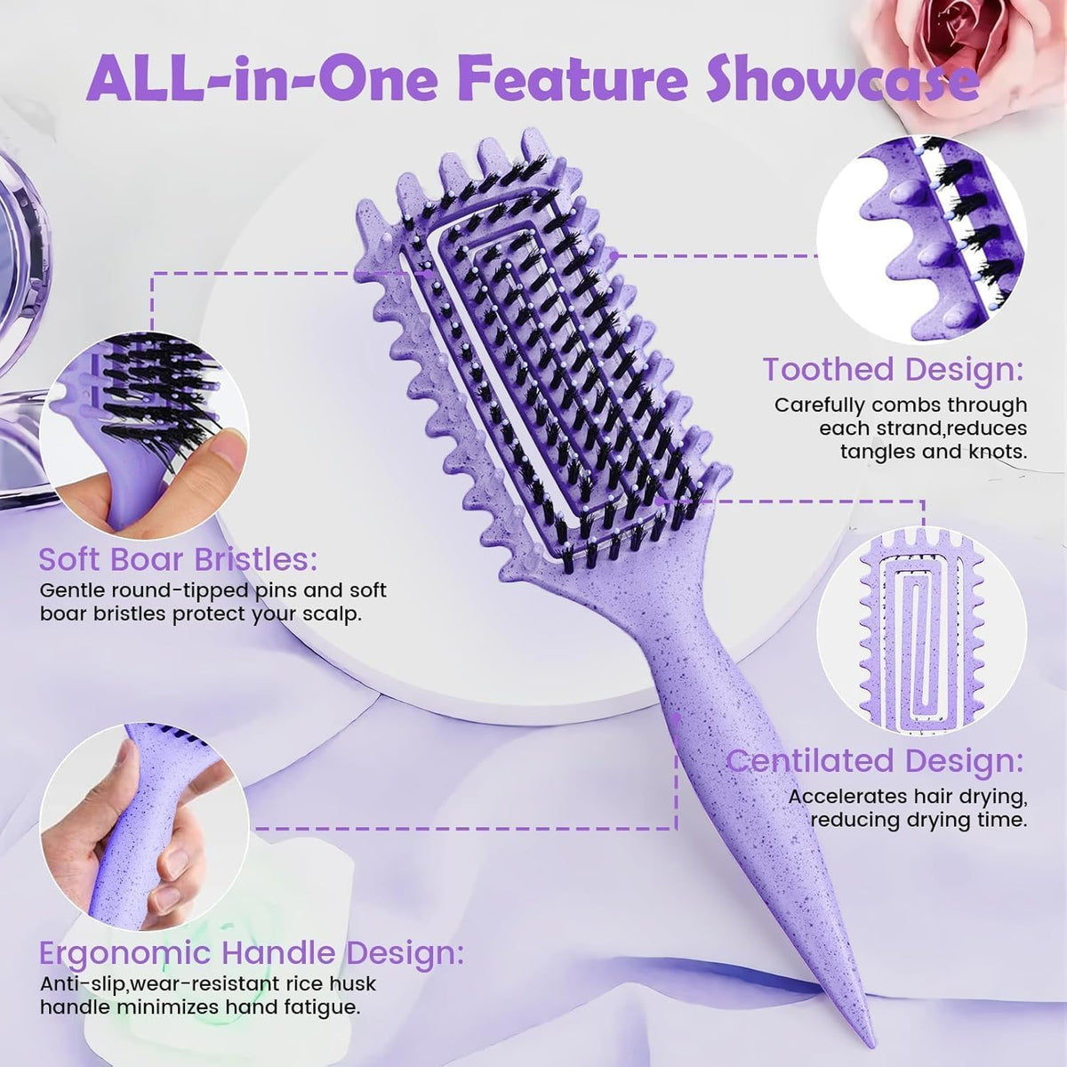 ABOYOY Curl Defining Brush showing side gear technology