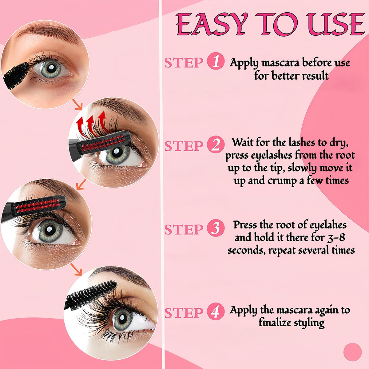 Acavado Heated Eyelash Curler USB charging feature
