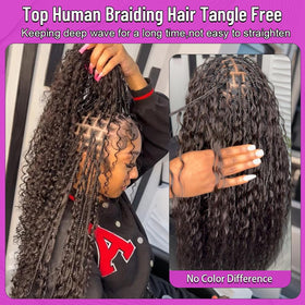 Acbhoa braiding hair in natural light
