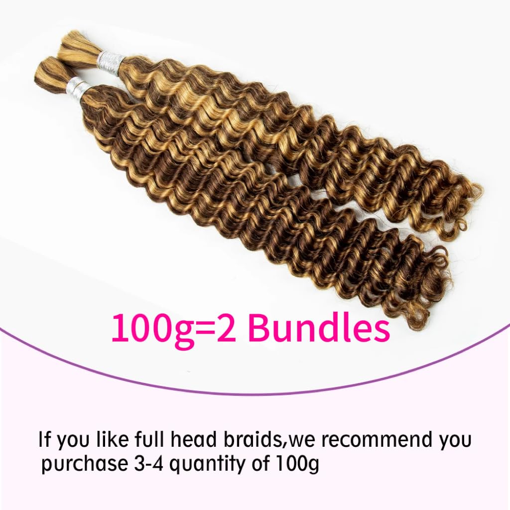 Acbhoa braiding hair showing natural texture and colour #4/27