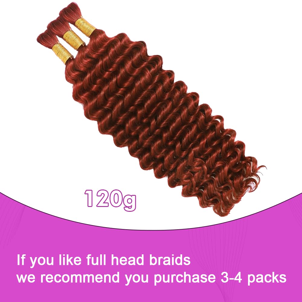 Acbhoa deep wave braiding hair in a stylish braid