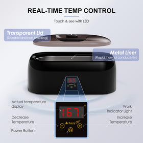 Achzzy Paraffin Wax Machine showing the heating core