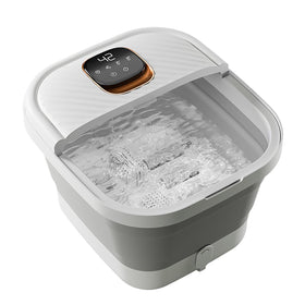 ACKLEAP Folding Foot Spa close-up of massage rollers