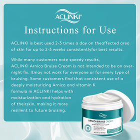 ACLINKI Arnica Bruise Cream for sensitive skin