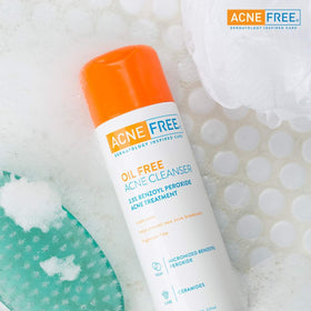 AcneFree Oil-Free Cleanser texture close-up