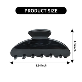 ACO-UINT Hair Claw Clips side view showing cutout design