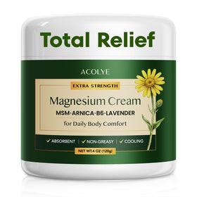 Acolye Total Relief Magnesium Cream 168g front view