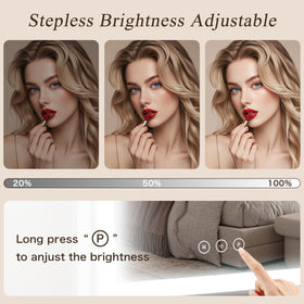 Acoolda Lighted Makeup Mirror with touch control buttons