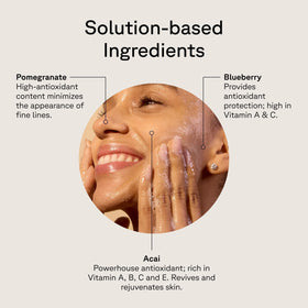 Acure Brightening Cleansing Gel on bathroom countertop