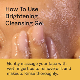 Acure Brightening Cleansing Gel texture close-up