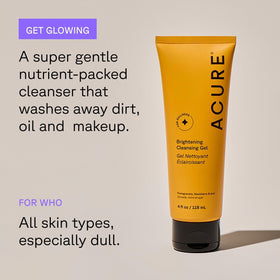Acure Brightening Facial Scrub application on hand