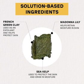 Acure Brightening Facial Scrub application on skin