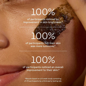 Acure Brightening Facial Scrub open tube showing texture