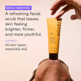 Acure Brightening Facial Scrub texture close-up