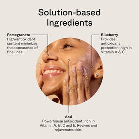 Acure Cleansing Gel application on hand