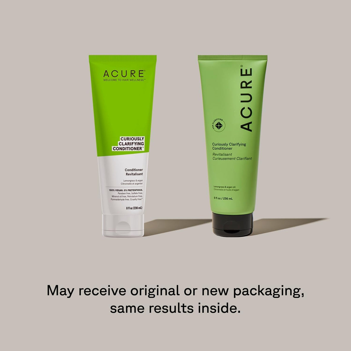 Acure Curiously Clarifying Conditioner 8 fl oz bottle