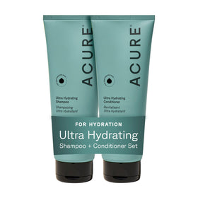 Acure Ultra Hydrating Shampoo and Conditioner Set front view