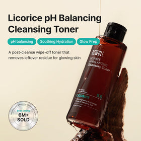 ACWELL Licorice Toner back view with ingredient details