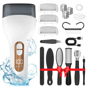AdamPark Electric Callus Remover kit with tools and USB cable