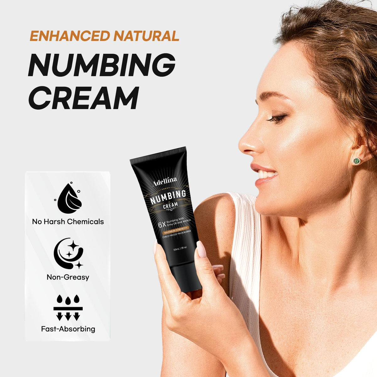 Adellina Numbing Cream Maximum Strength lifestyle scene