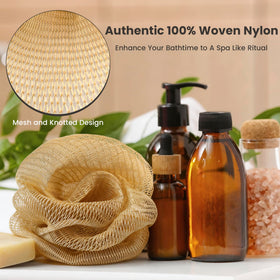 ADETON African Net Sponge stretched for full-body use