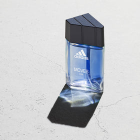 adidas Moves Him Eau de Toilette packaging display