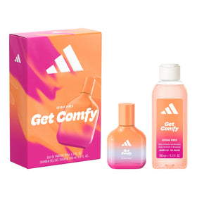 adidas Vibes Get Comfy Giftset including EDP and Shower Gel front view