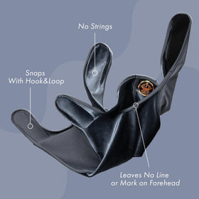 Adjustable hook-and-loop strap of Red by Kiss durag