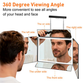 Adjustable hooks of the LMZNXCZ 5 Way Mirror