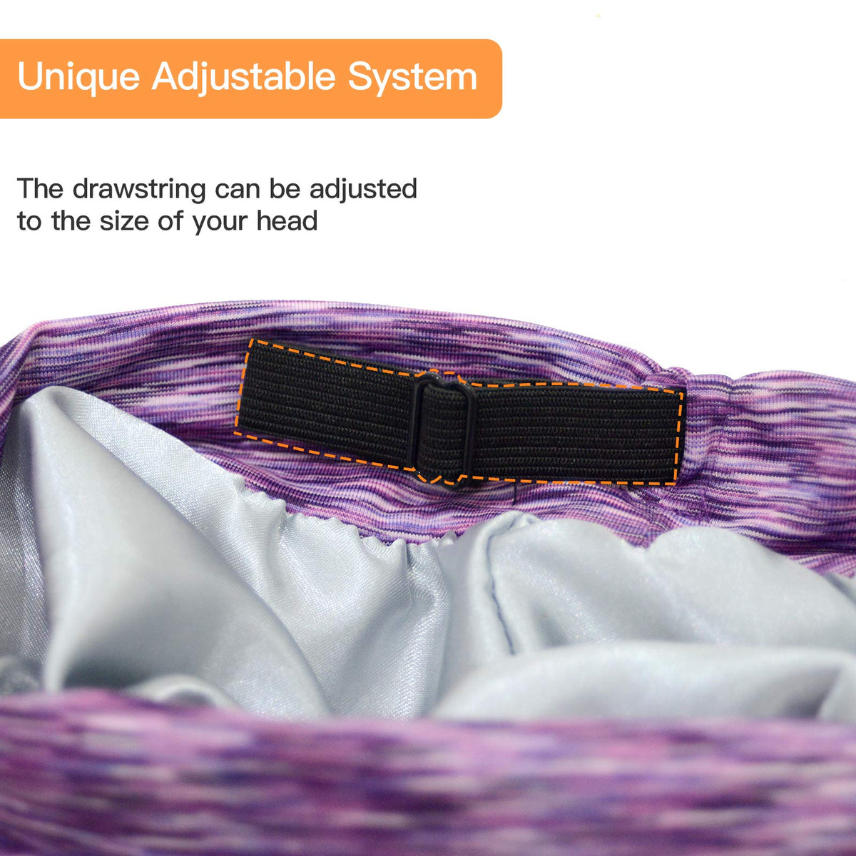Adjustable side release buckle of GB Selected sleep cap