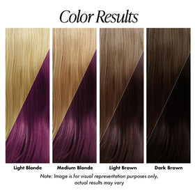 Adore Burgundy Bliss hair dye application on hair