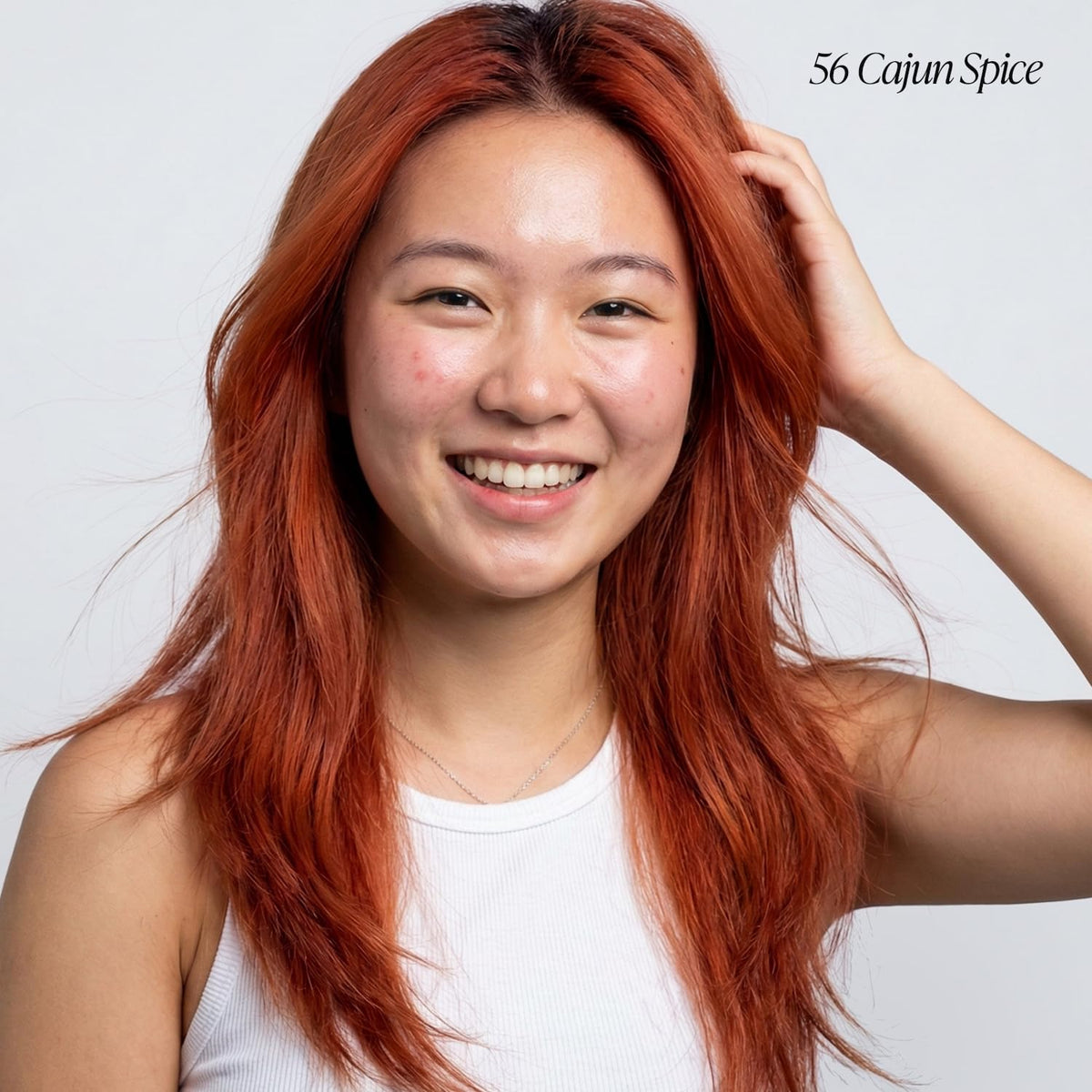 Adore Cajun Spice hair dye swatch on a white background