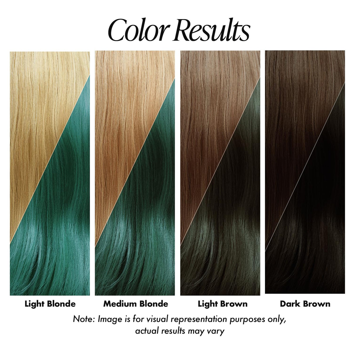 Adore Clover hair dye application on hair