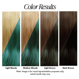 Adore Clover hair dye application on hair