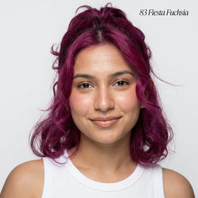 Adore Fiesta Fuchsia hair dye bottle side view