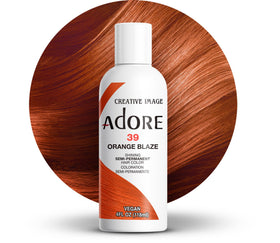 Adore Semi Permanent Hair Color 039 Orange Blaze front view
