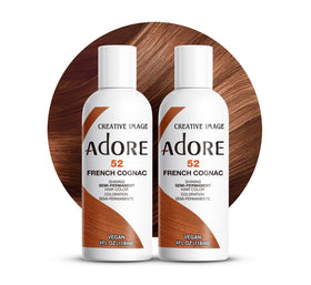 Adore Semi Permanent Hair Color 052 French Cognac front view