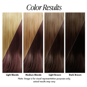Adore Semi Permanent Hair Color 104 Sienna Brown application on hair