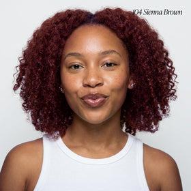 Adore Semi Permanent Hair Color 104 Sienna Brown bottle side view