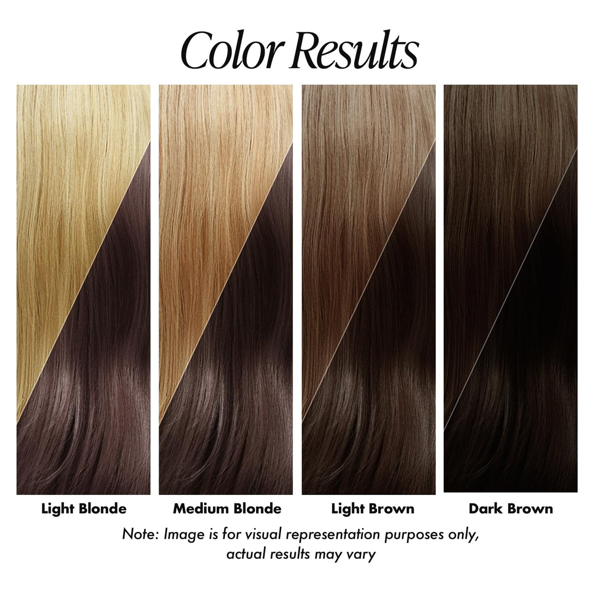 Adore Semi Permanent Hair Color 106 Mahogany application example on hair