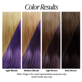 Adore Semi Permanent Hair Color 113 African Violet application on hair