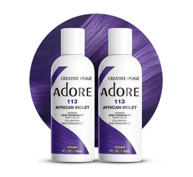 Adore Semi Permanent Hair Color 113 African Violet front view