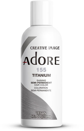 Adore Semi Permanent Hair Color 155 Titanium 4 Fl Oz front view